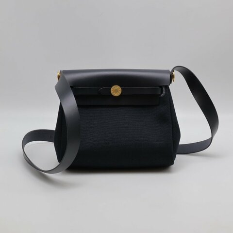 HERMES Herbag zip 20 - 深藍金 K