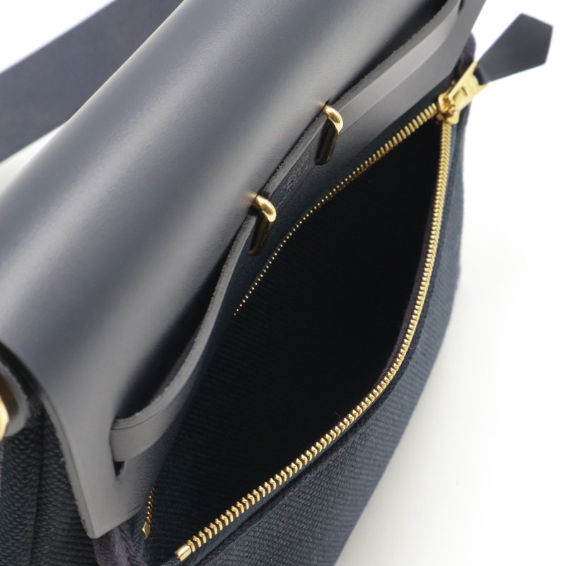 HERMES Herbag zip 20 - 深藍金 K-3