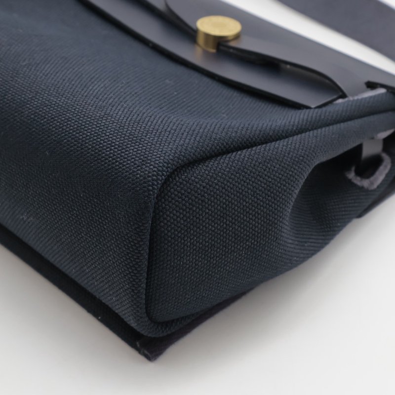 HERMES Herbag zip 20 - 深藍金 K-6