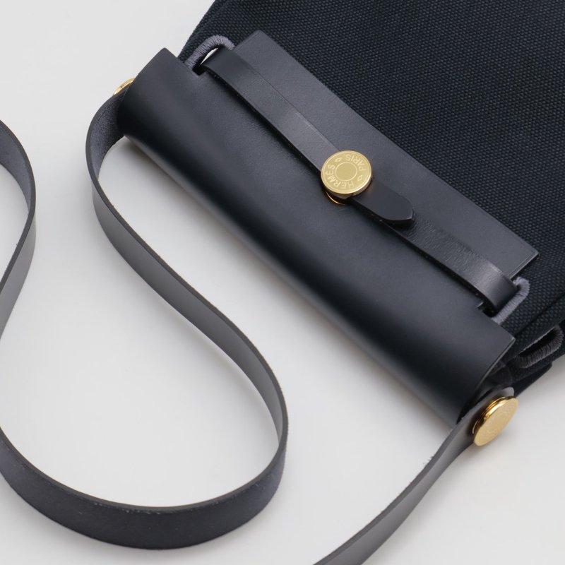 HERMES Herbag zip 20 - 深藍金 K-10