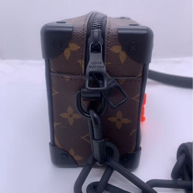 )LV路易威登棕色老花mini soft trunk軟盒子包,編碼款-3
