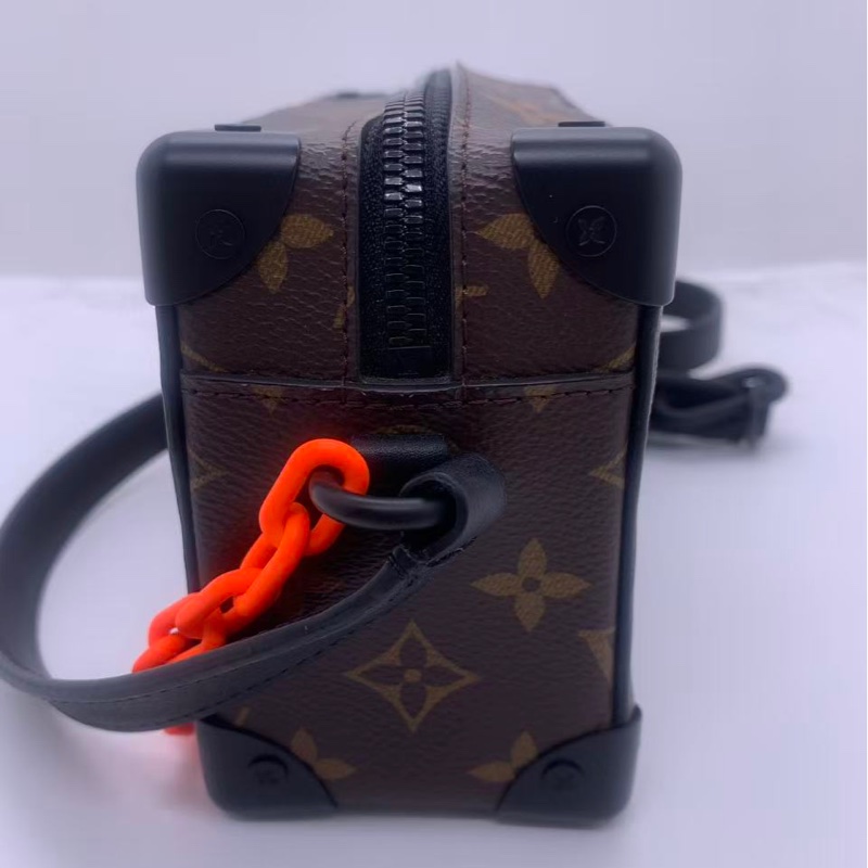 )LV路易威登棕色老花mini soft trunk軟盒子包,編碼款-4