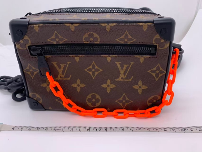 )LV路易威登棕色老花mini soft trunk軟盒子包,編碼款-8