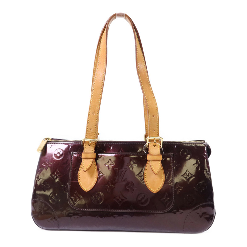 LOUIS VUITTON Vernis Rosewood Avenue金扣肩背袋-0