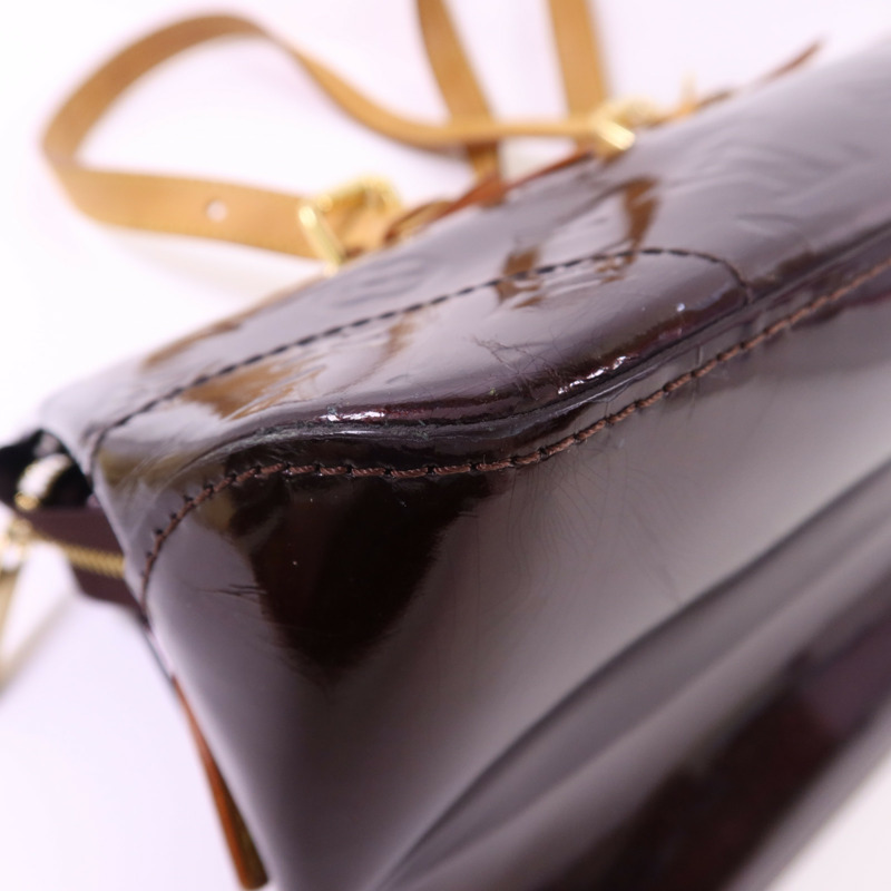 LOUIS VUITTON Vernis Rosewood Avenue金扣肩背袋-13