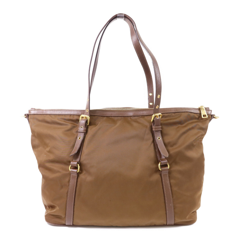 PRADA 尼龍Tote Bag金扣手挽袋-1