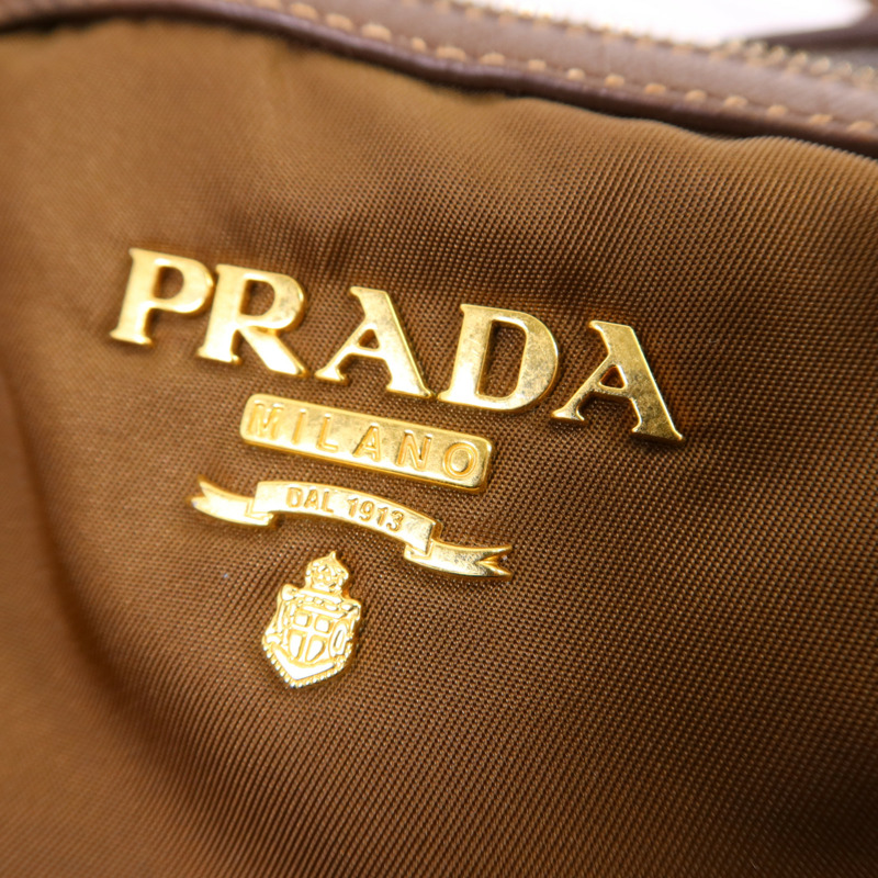 PRADA 尼龍Tote Bag金扣手挽袋-9
