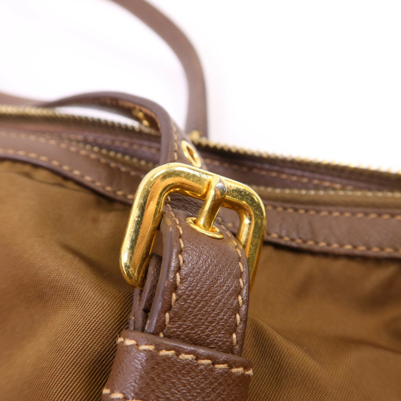 PRADA 尼龍Tote Bag金扣手挽袋-10