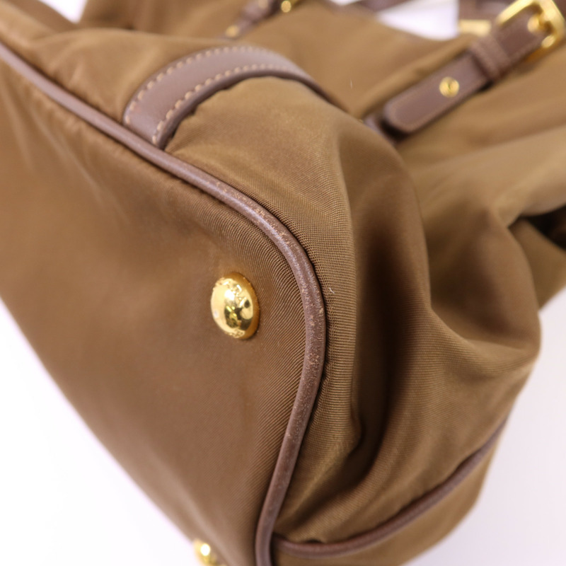 PRADA 尼龍Tote Bag金扣手挽袋-19