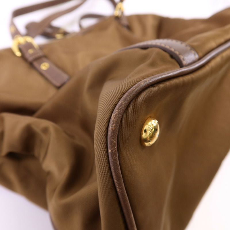 PRADA 尼龍Tote Bag金扣手挽袋-20