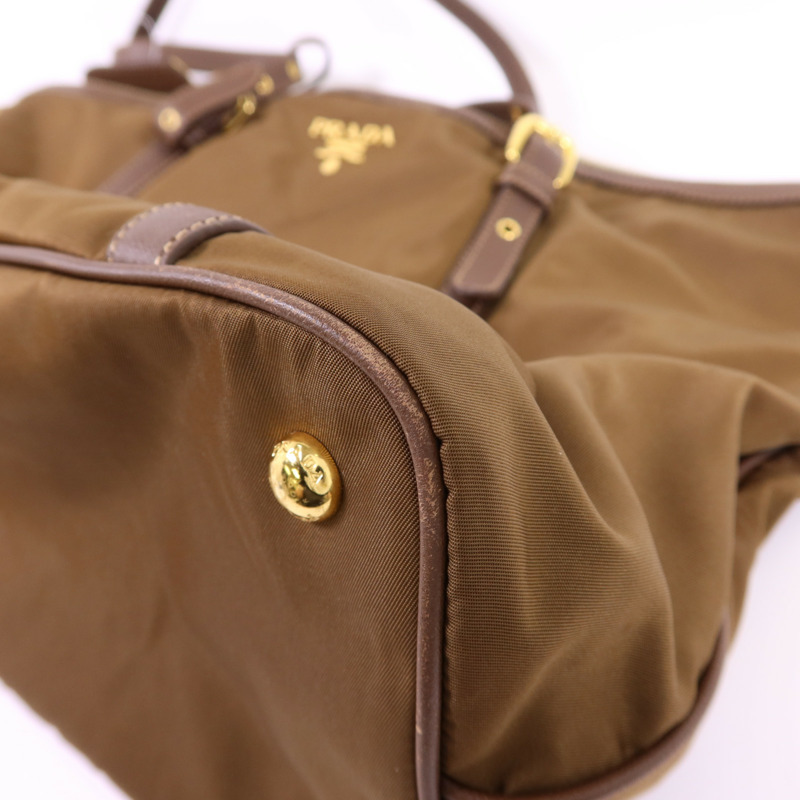 PRADA 尼龍Tote Bag金扣手挽袋-21