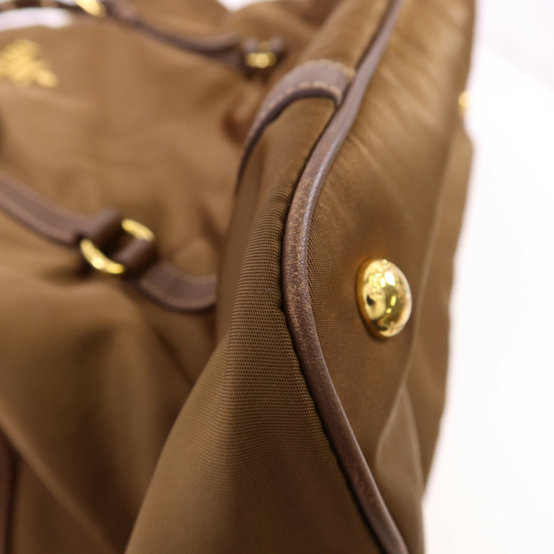 PRADA 尼龍Tote Bag金扣手挽袋-22