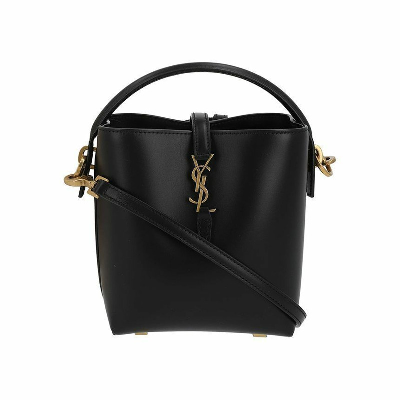 SAINT LAURENT Cassandra Monogram LE 37 迷你水桶肩背包-0