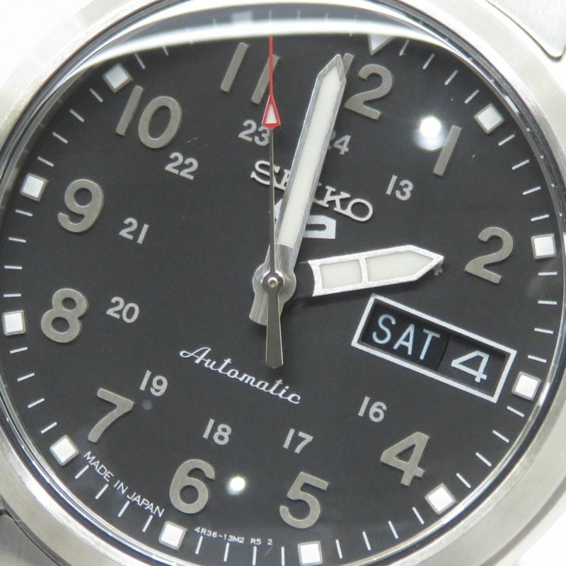 精工5號運動野戰風格中號SBSA197自動腕錶-6