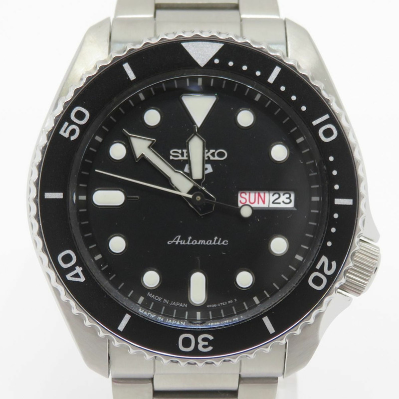 精工5號運動4R36-07G0 Luton自動腕錶-0