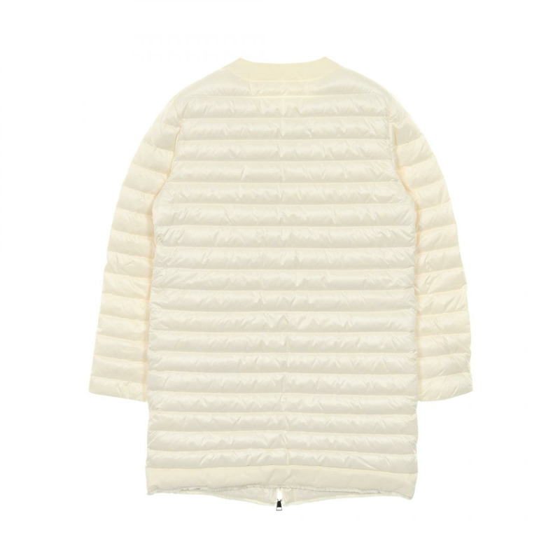 MONCLER MAIX 羽絨外套 尼龍棉/人造絲 白色 #0 二手 女款-1