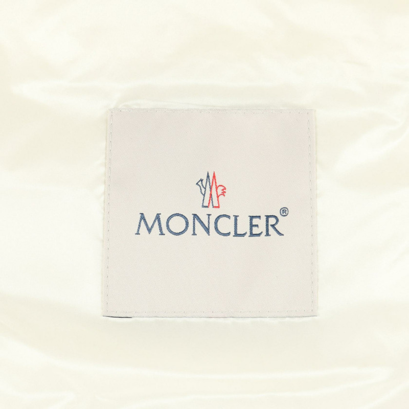 MONCLER MAIX 羽絨外套 尼龍棉/人造絲 白色 #0 二手 女款-2