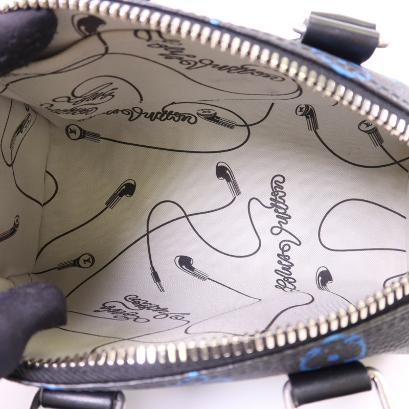 LOUIS VUITTON Monogram Glow Keepall Bandouliere 25銀扣手挽肩背兩用袋-5