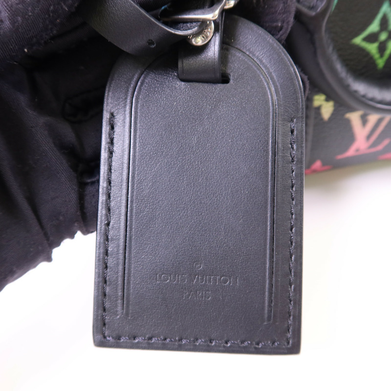 LOUIS VUITTON Monogram Glow Keepall Bandouliere 25銀扣手挽肩背兩用袋-7