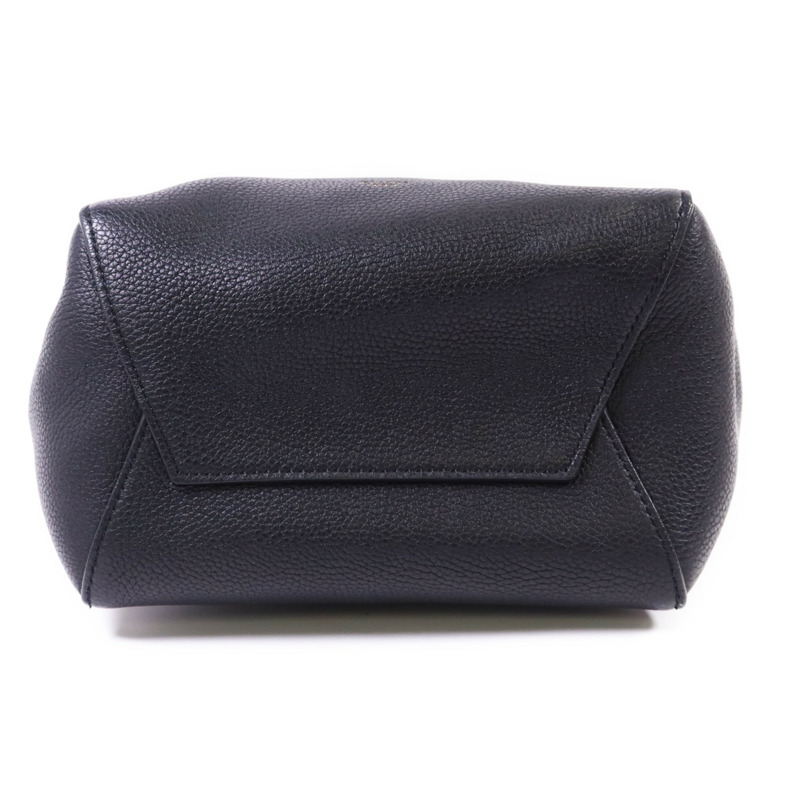 CELINE 牛皮皮革Sangle Bucket Small金扣肩背袋-3