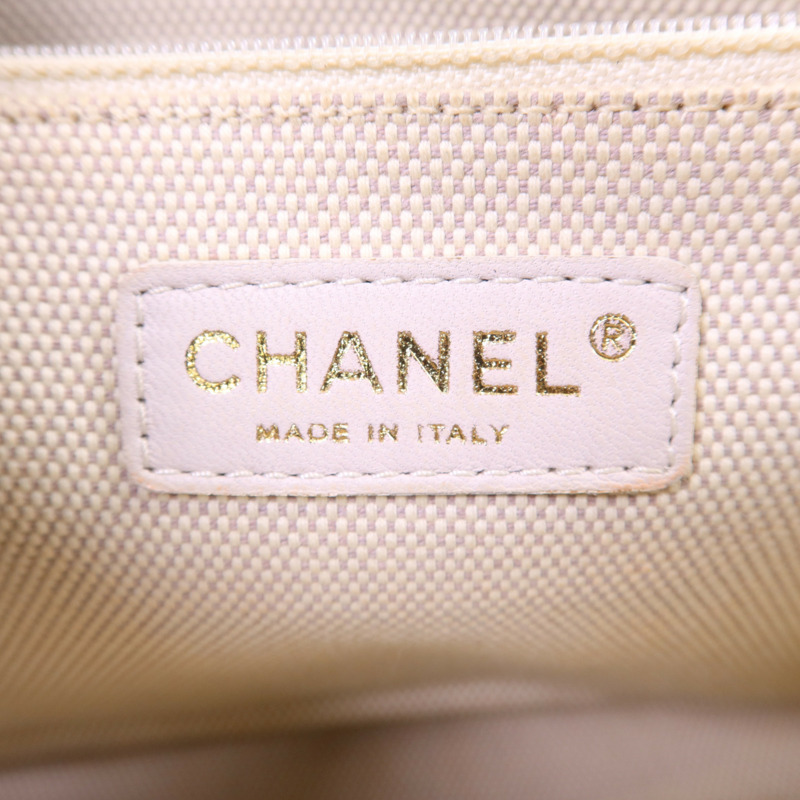 CHANEL 牛皮皮革Shoulder Bag金扣肩背袋-6