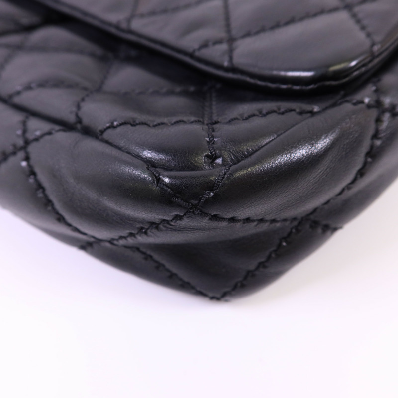 CHANEL 牛皮皮革Shoulder Bag金扣肩背袋-14