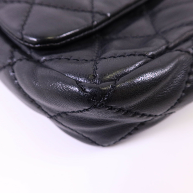 CHANEL 牛皮皮革Shoulder Bag金扣肩背袋-15