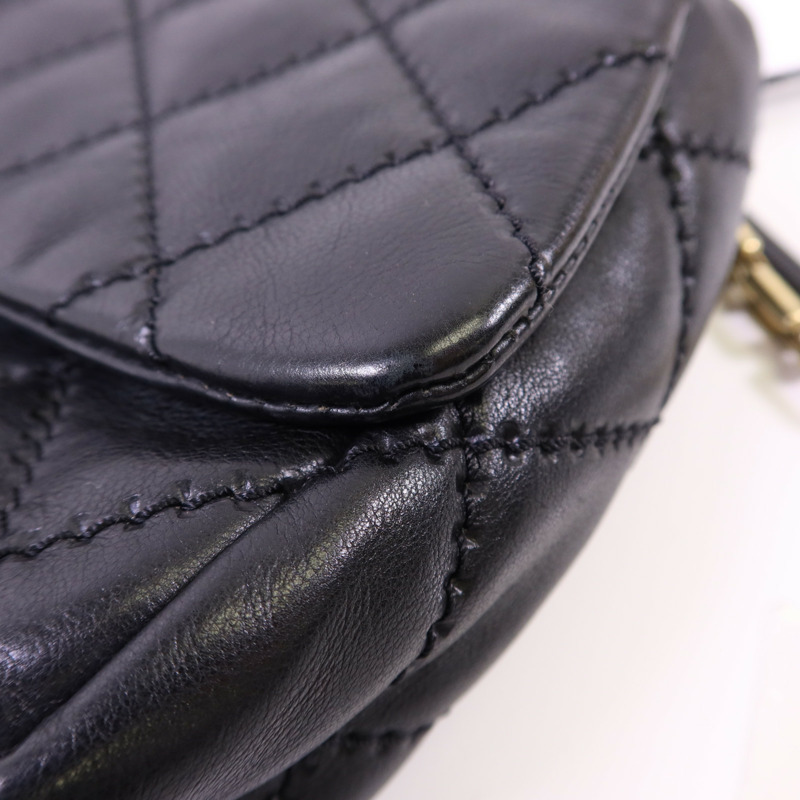 CHANEL 牛皮皮革Shoulder Bag金扣肩背袋-19