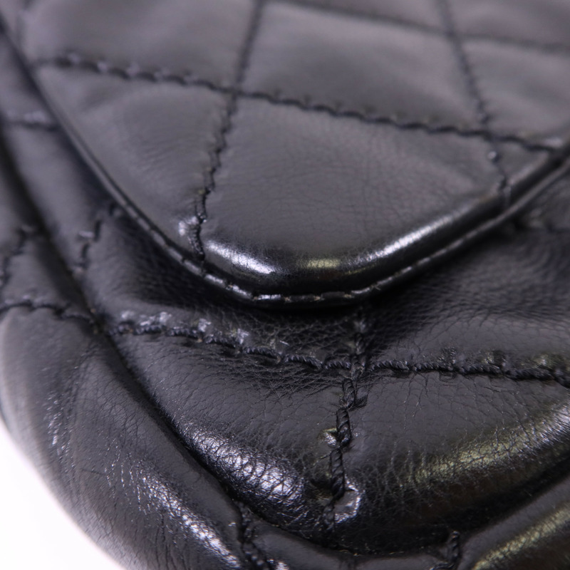 CHANEL 牛皮皮革Shoulder Bag金扣肩背袋-20