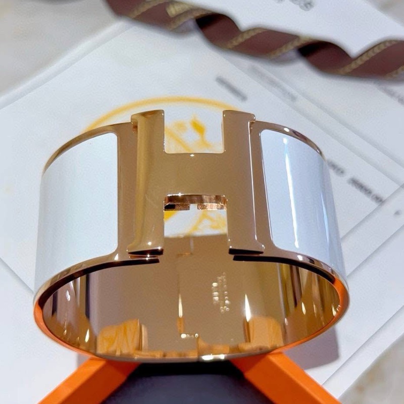 💗香緹國際精品💗 660 Hermes Clic h寬版手環#市面上少見不撞款 #pm #原廠膠膜未撕 #盒裝完整-0