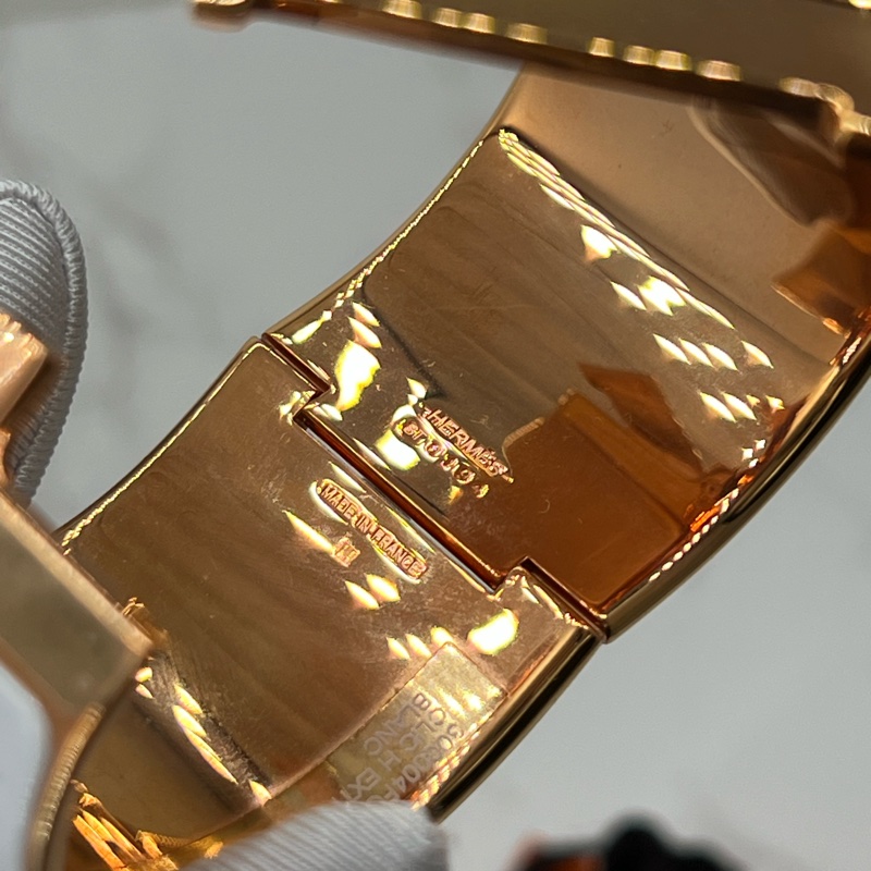 💗香緹國際精品💗 660 Hermes Clic h寬版手環#市面上少見不撞款 #pm #原廠膠膜未撕 #盒裝完整-8