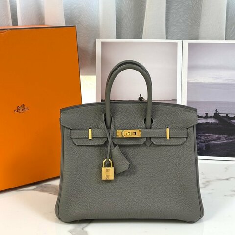 HERMES Birkin 25 - 積雨雲灰金 U