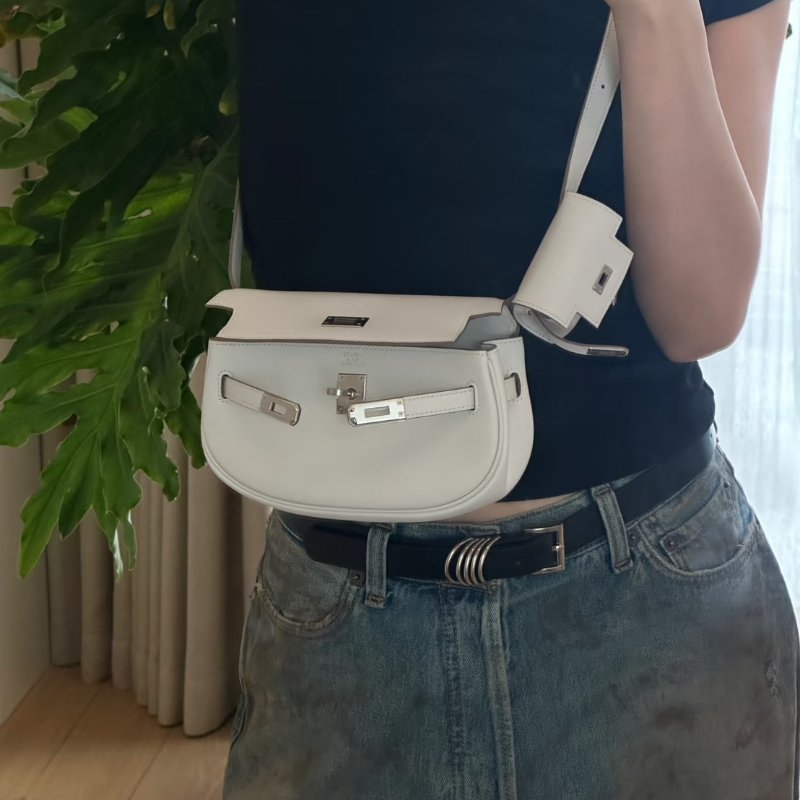 HERMES Kelly moove - 新白銀 W-10