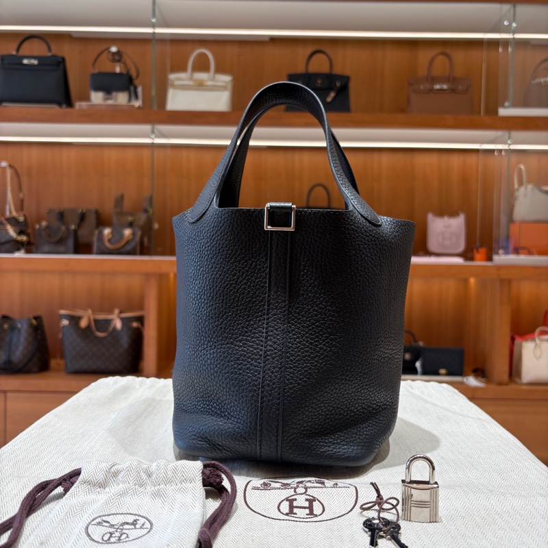 【低調奢華、軟挺有型】Hermès Picotin 18 手提包|經典TC牛皮|附鎖頭配件、極簡入門首選-1