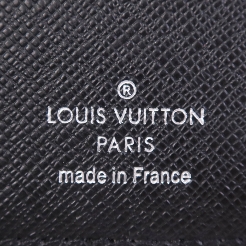 LOUIS VUITTON Damier Graphite Brazza銀扣長錢包-6
