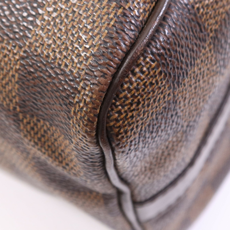 LOUIS VUITTON Damier Speedy Bandouliere 25金扣手挽肩背兩用袋-9