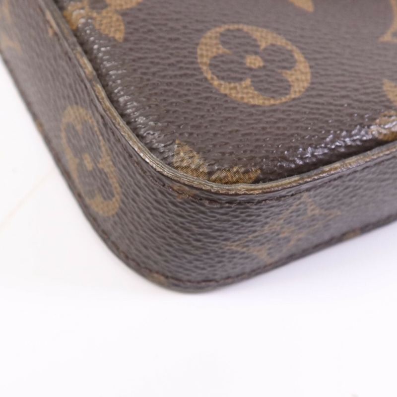 LOUIS VUITTON Monogram Pochette Felicie金扣鏈帶肩背袋-9
