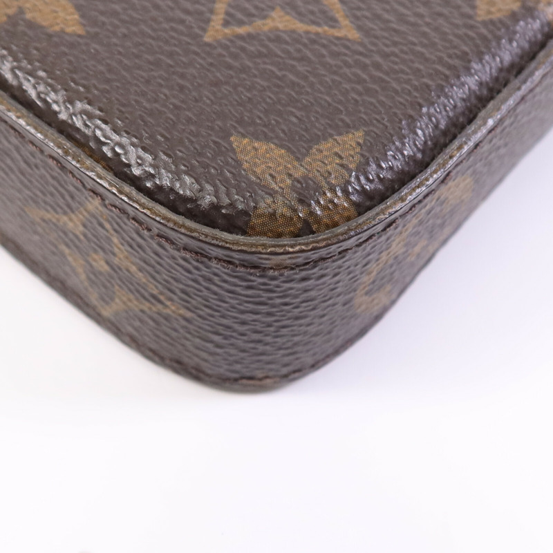 LOUIS VUITTON Monogram Pochette Felicie金扣鏈帶肩背袋-10