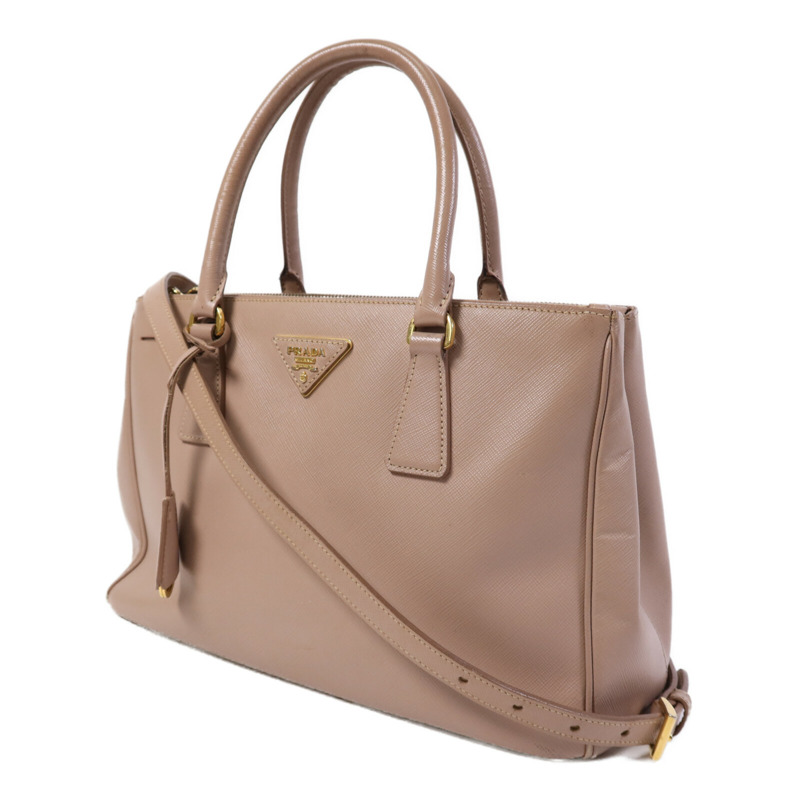 PRADA Saffiano皮革Galleria金扣手挽肩背兩用袋-2