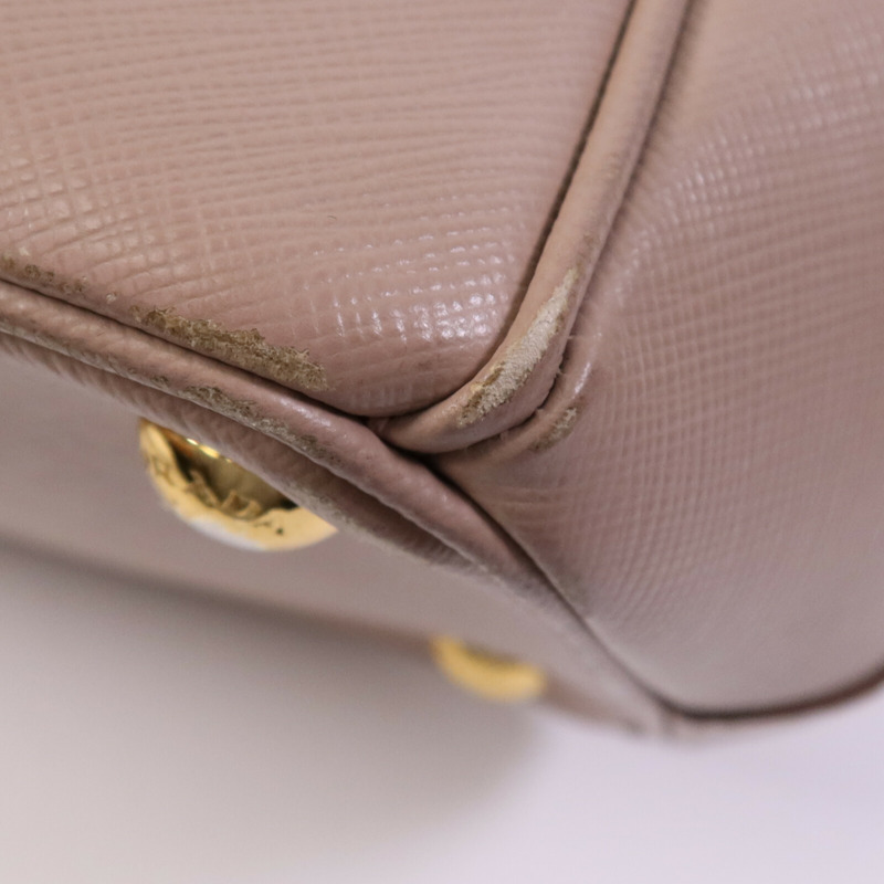 PRADA Saffiano皮革Galleria金扣手挽肩背兩用袋-10