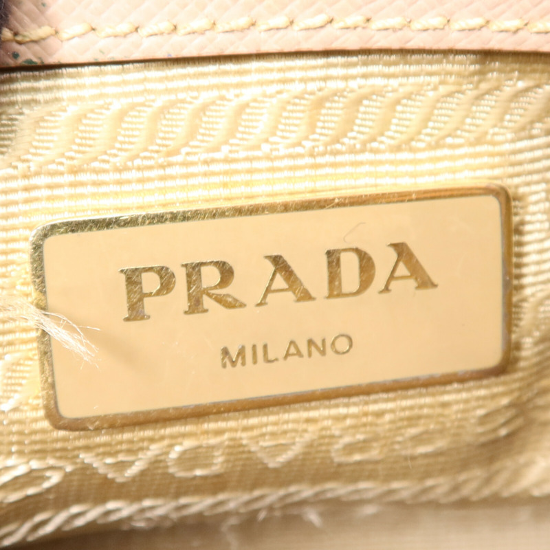 PRADA Saffiano皮革Galleria金扣手挽肩背兩用袋-13