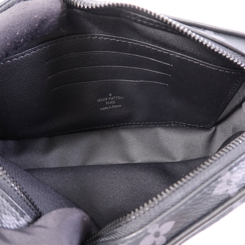 LOUIS VUITTON Monogram Eclipse Pochette Volga Clutch Bag手拿包-4