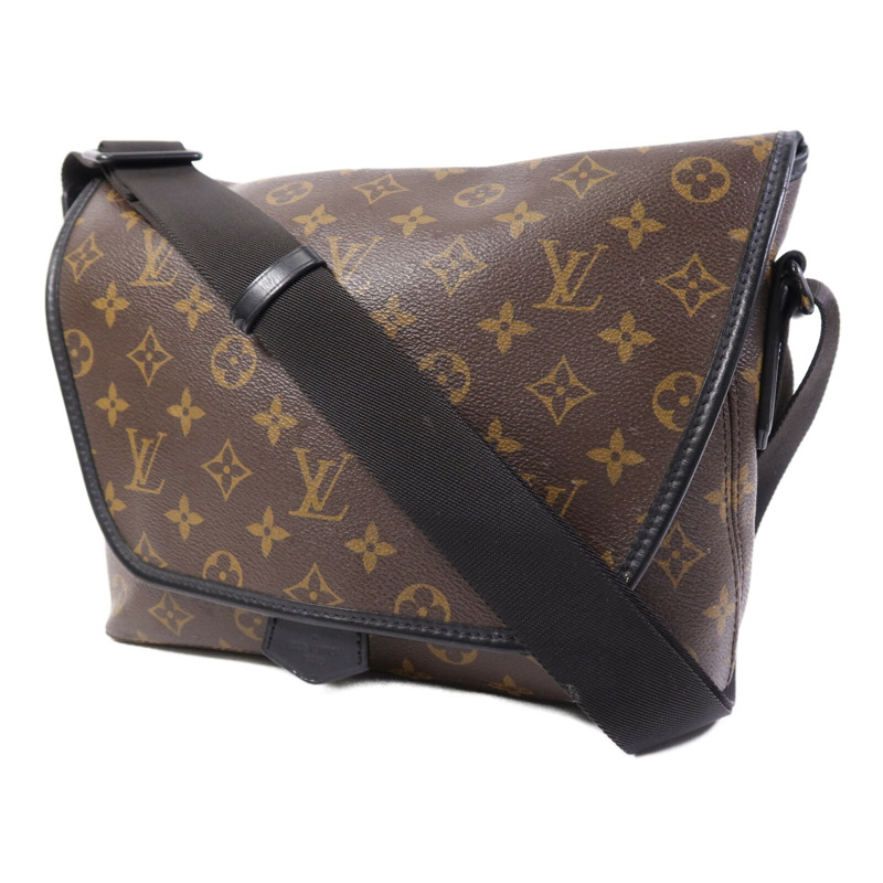 LOUIS VUITTON Monogram Macassar Magnetic Messenger Bag肩背袋-2