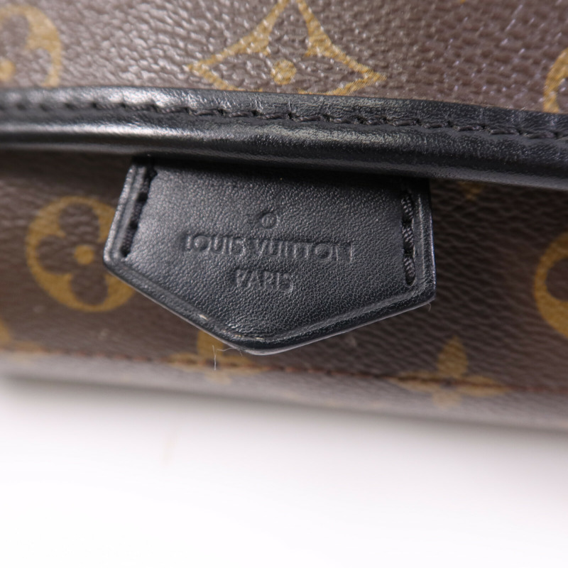 LOUIS VUITTON Monogram Macassar Magnetic Messenger Bag肩背袋-9