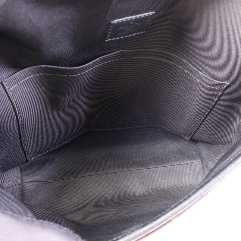 LOUIS VUITTON Monogram Macassar Magnetic Messenger Bag肩背袋-11