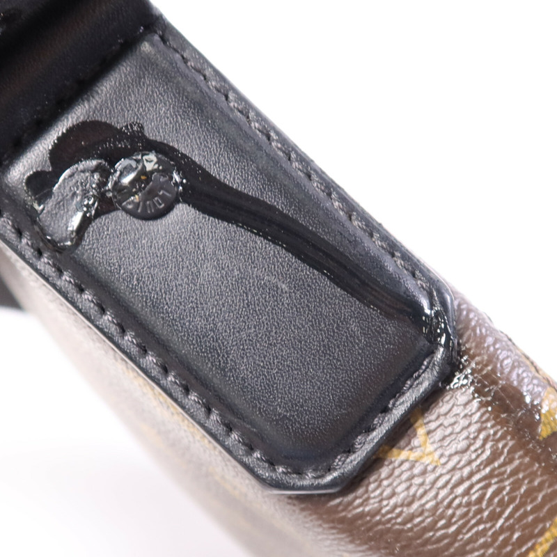 LOUIS VUITTON Monogram Macassar Magnetic Messenger Bag肩背袋-14