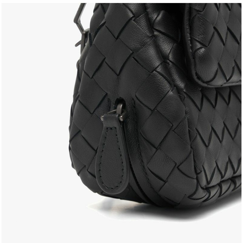 BOTTEGA VENETA Intrecciato 納帕皮革迷你鏈條斜背包-6