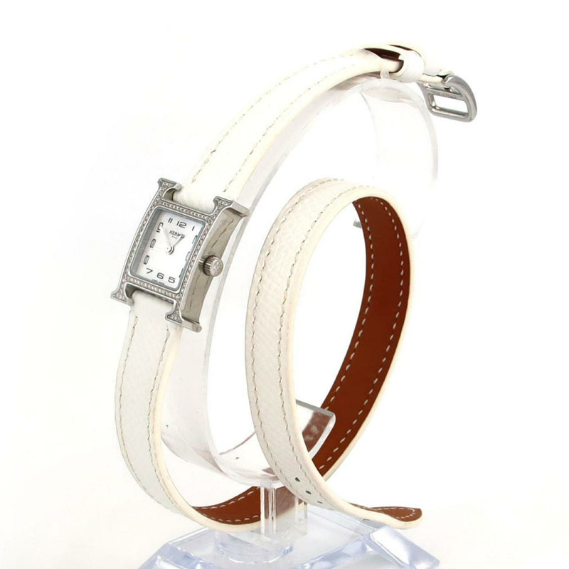 愛馬仕 H Watch Double Tour D HH1.131 不鏽鋼石英腕錶-1