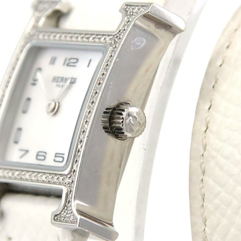 愛馬仕 H Watch Double Tour D HH1.131 不鏽鋼石英腕錶-2