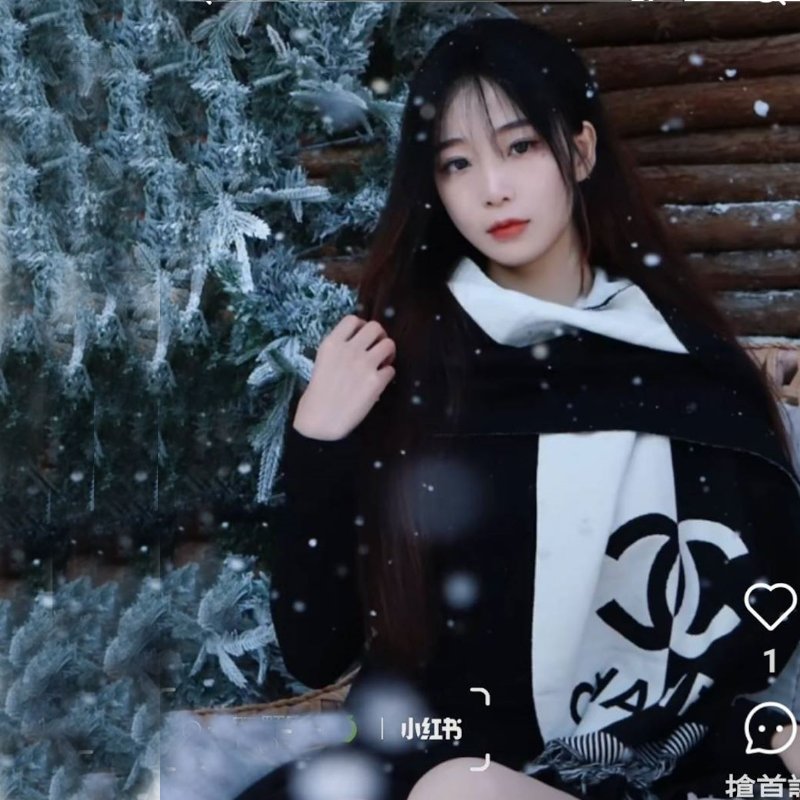 CHANEL香奈兒 🎀現貨 🎀 24K雙色撞色/拼色圍巾~(近新品)-7